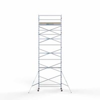 Euroscaffold Basis-Rollgerüst 135 x 305 x 11,2 m Arbeitshöhe mit leichter Plattform