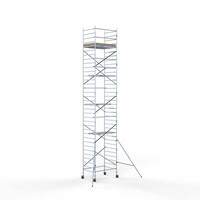 Euroscaffold Basis-Rollgerüst 135 x 190 x 11,2m Arbeitshöhe mit leichter Plattform