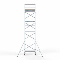 Euroscaffold Basis-Rollgerüst 135 x 190 x 10,2 m Arbeitshöhe mit leichter Plattform