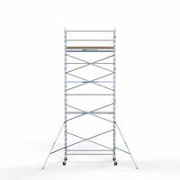 Euroscaffold Basis-Rollgerüst 135 x 305 x 9,2 m Arbeitshöhe mit leichter Plattform