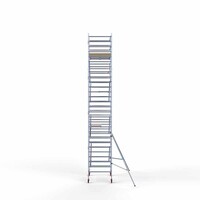 Euroscaffold Basis-Rollgerüst 135 x 190 x 9,2 m Arbeitshöhe mit leichter Plattform
