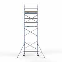 Euroscaffold Basis-Rollgerüst 135 x 190 x 8,2 m Arbeitshöhe mit leichter Plattform
