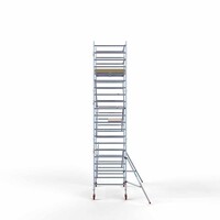 Euroscaffold Basis-Rollgerüst 135 x 250 x 7,2 m Arbeitshöhe mit leichter Plattform