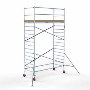 Euroscaffold Basis-Rollgerüst 135 x 305 x 6,2 m Arbeitshöhe mit leichter Plattform Basis-Rollgerüst 135 x 305 x 6,2 m Arbeitshöhe mit leichter Plattform