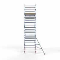Euroscaffold Basis-Rollgerüst 135 x 190 x 6,2 m Arbeitshöhe mit leichter Plattform
