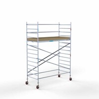 Euroscaffold Basis-Rollgerüst 135 x 305 x 5,2 m Arbeitshöhe mit leichter Plattform