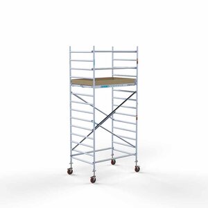 Euroscaffold Basis-Rollgerüst 135 x 190 x 5,2 m Arbeitshöhe mit leichter Plattform Basis-Rollgerüst 135 x 190 x 5,2 m Arbeitshöhe mit leichter Plattform