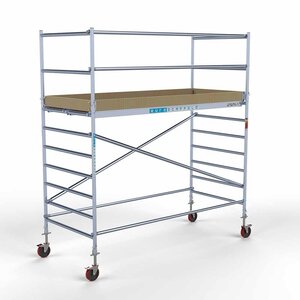 Euroscaffold Basis-Rollgerüst 135 x 305 x 4,2 m Arbeitshöhe mit leichter Plattform Basis-Rollgerüst 135 x 305 x 4,2 m Arbeitshöhe mit leichter Plattform