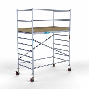 Euroscaffold Basis-Rollgerüst 135 x 250 x 4,2 m Arbeitshöhe mit leichter Plattform Basis-Rollgerüst 135 x 250 x 4,2 m Arbeitshöhe mit leichter Plattform