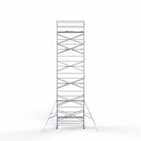 Euroscaffold Gerüstanhänger + Rollgerüst komplett 135 x 305 x 13,2 m Arbeitshöhe