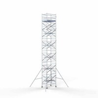 Euroscaffold Gerüstanhänger + Rollgerüst komplett 135 x 190 x 13,2 m Arbeitshöhe