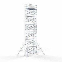 Euroscaffold Gerüstanhänger + Rollgerüst komplett 135 x 305 x 14,2 m Arbeitshöhe