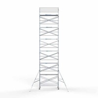 Euroscaffold Gerüstanhänger + Rollgerüst komplett 135 x 305 x 14,2 m Arbeitshöhe