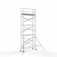 Euroscaffold Basis-Rollgerüst 90 x 305 x 9,2m Arbeitshöhe mit leichter Plattform