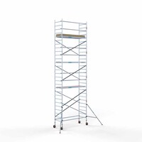 Euroscaffold Basis Rollgerüst 90 x 250 x 9,2m Arbeitshöhe mit leichter Plattform