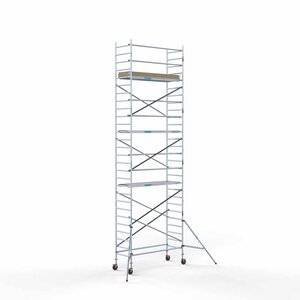 Euroscaffold Basis Rollgerüst 90 x 250 x 9,2m Arbeitshöhe mit leichter Plattform Basis Rollgerüst 90 x 250 x 9,2m Arbeitshöhe mit leichter Plattform