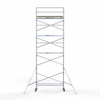 Euroscaffold Basis-Rollgerüst 90 x 305 x 10,2m Arbeitshöhe mit leichter Plattform
