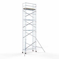 Euroscaffold Basis-Rollgerüst 90 x 250 x 10,2 m Arbeitshöhe mit leichter Plattform