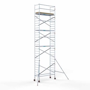Basis-Rollgerüst 90 x 250 x 10,2 m Arbeitshöhe mit leichter Plattform