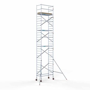 Basis-Rollgerüst 90 x 190 x 10,2m Arbeitshöhe mit leichter Plattform