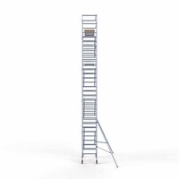 Euroscaffold Basis-Rollgerüst 90 x 190 x 10,2m Arbeitshöhe mit leichter Plattform