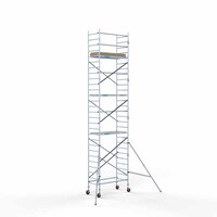 Euroscaffold Basis-Rollgerüst 90 x 190 x 9,2m Arbeitshöhe mit leichter Plattform