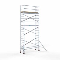 Euroscaffold Basis-Rollgerüst 90 x 305 x 8,2 m Arbeitshöhe mit leichter Plattform