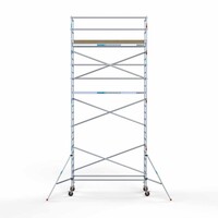 Euroscaffold Basis-Rollgerüst 90 x 305 x 8,2 m Arbeitshöhe mit leichter Plattform
