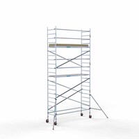 Euroscaffold Basis-Rollgerüst 90 x 305 x 7,2 m Arbeitshöhe mit leichter Plattform