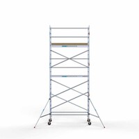 Euroscaffold Basis-Rollgerüst 90 x 250 x 7,2 m Arbeitshöhe mit leichter Plattform