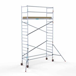 Basis-Rollgerüst 90 x 305 x 6,2 m Arbeitshöhe mit leichter Plattform