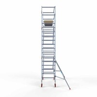 Euroscaffold Basis-Rollgerüst 90 x 250 x 6,2 m Arbeitshöhe mit leichter Plattform
