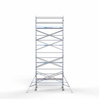 Euroscaffold Rollgerüst komplett 135 x 305 x 9,2 m Arbeitshöhe