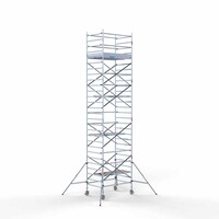 Euroscaffold Rollgerüst komplett 135 x 190 x 9,2m Arbeitshöhe