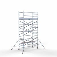 Euroscaffold Rollgerüst komplett 135 x 305 x 7,2 m Arbeitshöhe