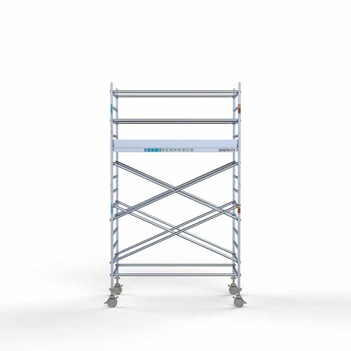 Euroscaffold Rollgerüst komplett 135 x 250 x 5,2 m Arbeitshöhe