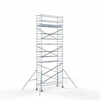 Euroscaffold Gerüstanhänger + Rollgerüst komplett 90 x 305 x 9,2 m Arbeitshöhe