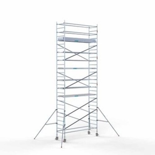 Euroscaffold Gerüstanhänger + Rollgerüst komplett 90 x 305 x 9,2 m Arbeitshöhe