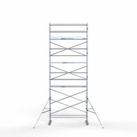 Euroscaffold Gerüstanhänger + Rollgerüst komplett 90 x 305 x 9,2 m Arbeitshöhe
