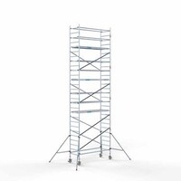 Euroscaffold Gerüstanhänger + Rollgerüst komplett 90 x 250 x 9,2 m Arbeitshöhe