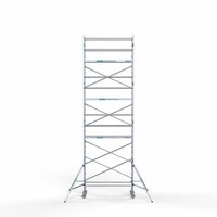 Euroscaffold Gerüstanhänger + Rollgerüst komplett 90 x 250 x 9,2 m Arbeitshöhe