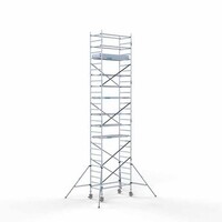 Euroscaffold Gerüstanhänger + Rollgerüst komplett 90 x 190 x 9,2 m Arbeitshöhe
