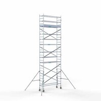 Euroscaffold Gerüstanhänger + Rollgerüst komplett 75 x 250 x 9,2 m Arbeitshöhe