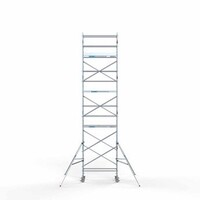 Euroscaffold Gerüstanhänger + Rollgerüst komplett 75 x 190 x 9,2 m Arbeitshöhe