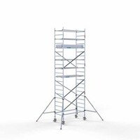 Euroscaffold Gerüstanhänger + Rollgerüst komplett 90 x 190 x 7,2 m Arbeitshöhe