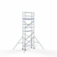 Euroscaffold Gerüstanhänger + Rollgerüst komplett 75 x 190 x 7,2 m Arbeitshöhe