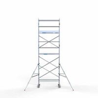 Euroscaffold Gerüstanhänger + Rollgerüst komplett 75 x 190 x 7,2 m Arbeitshöhe