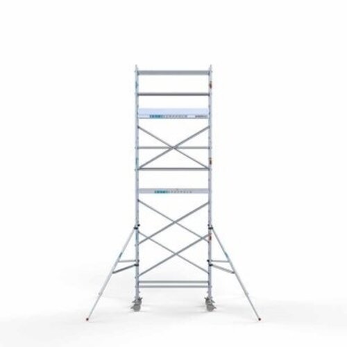 Euroscaffold Gerüstanhänger + Rollgerüst komplett 75 x 190 x 7,2 m Arbeitshöhe