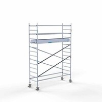 Euroscaffold Gerüstanhänger + Rollgerüst komplett 90 x 305 x 5,2 m Arbeitshöhe