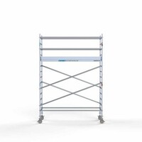 Euroscaffold Gerüstanhänger + Rollgerüst komplett 90 x 305 x 5,2 m Arbeitshöhe